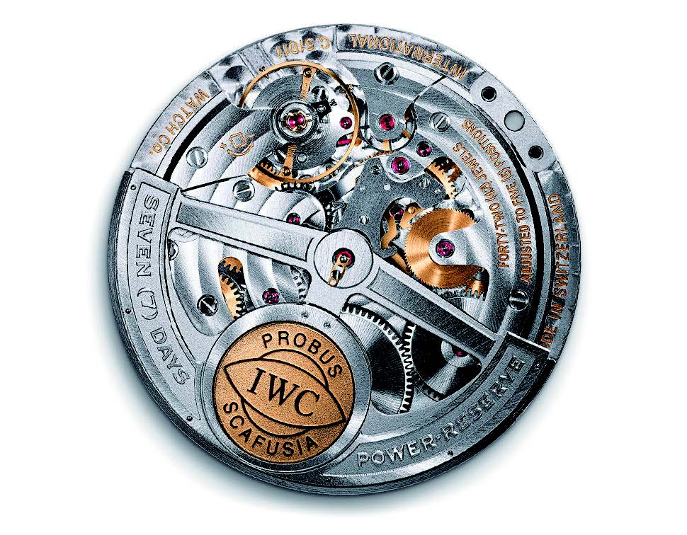 【万国Cal.50000系列自动机芯自动上链机芯的